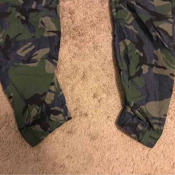 G Star Raw Powel 3D Tapered Cuffed Pants Mens Size 38/32 Zip Pockets Jean Camo - Picture 5 of 8